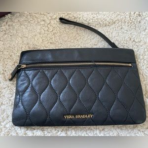 Vera Bradley Quilted Leather Wristlet
